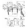 GROHE 19578GN1 Essence+ Смеситель для ванны на 4 отверстия. Фото