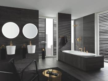 GROHE 19578GN1 Essence+ Смеситель для ванны на 4 отверстия. Фото